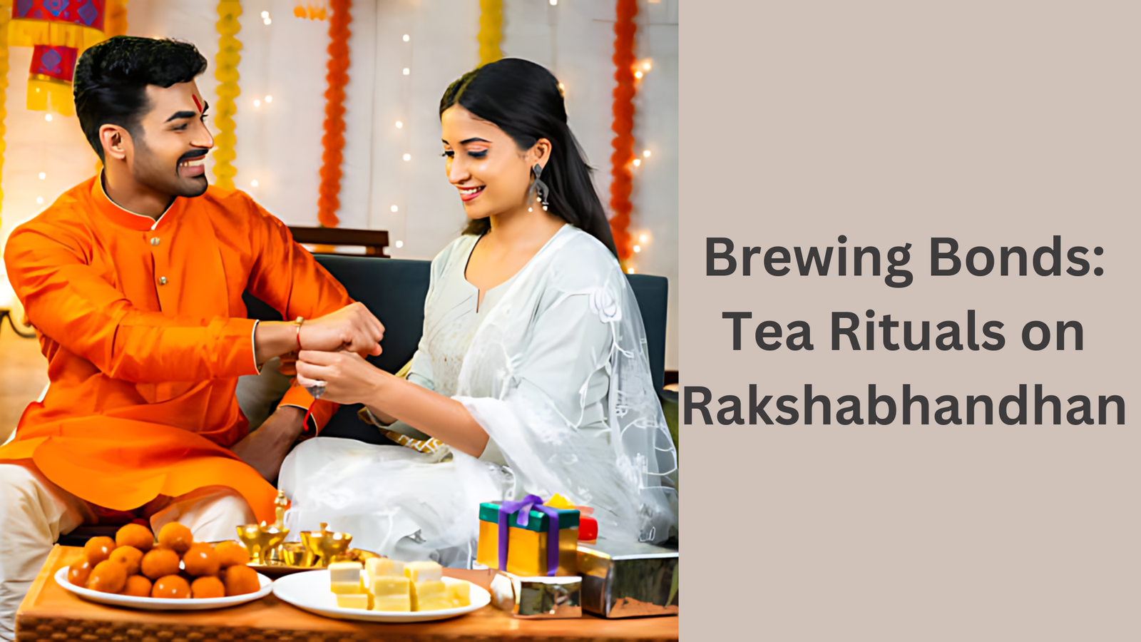 Tea Rituals on Rakshabhandhan